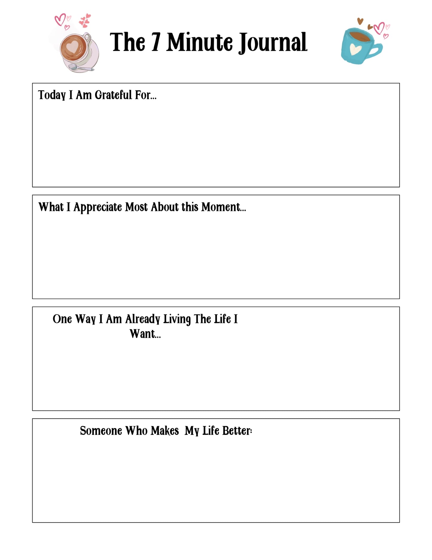Gratitude Digital Journal