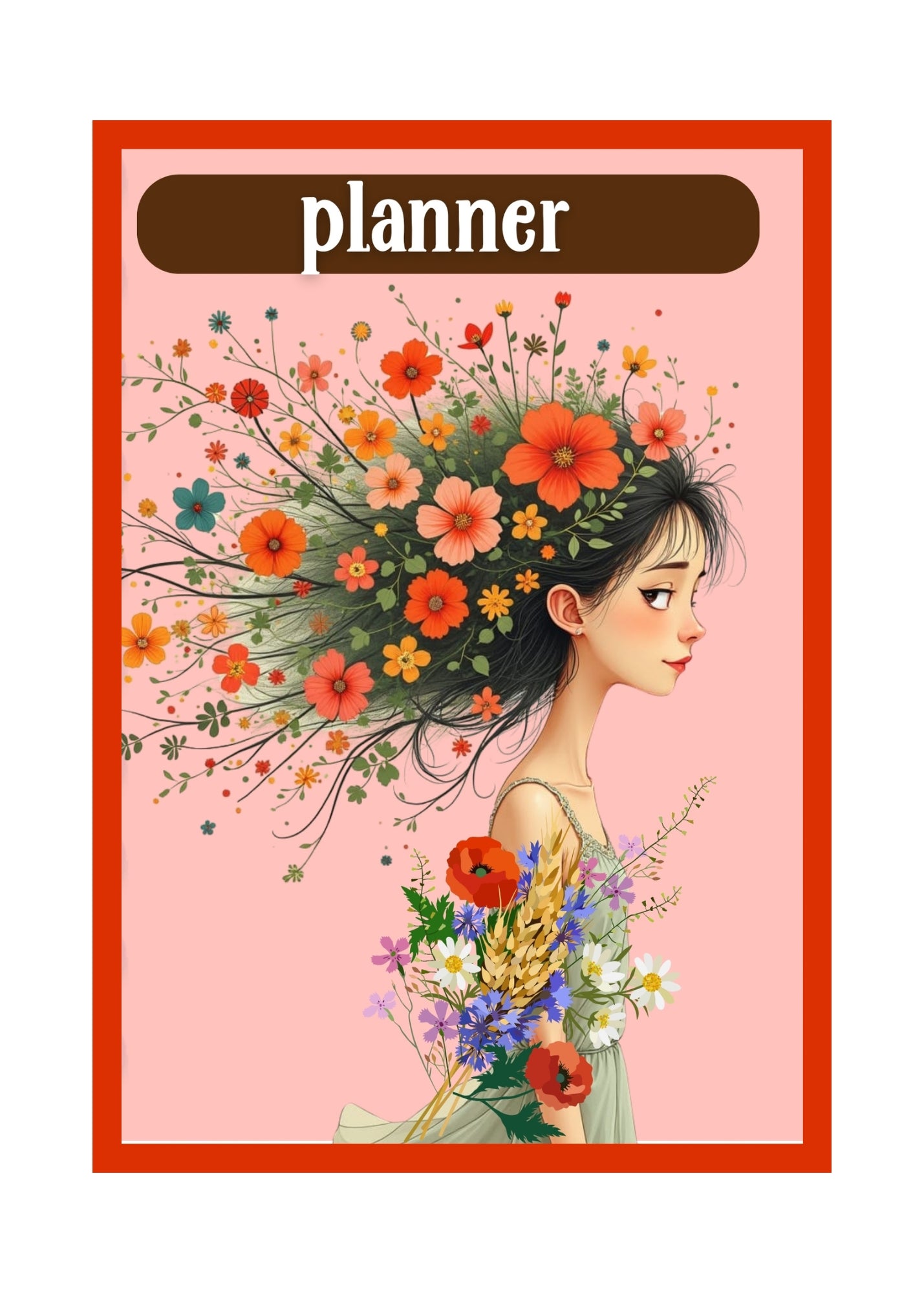 Flower Girl Digital Journal and Planner