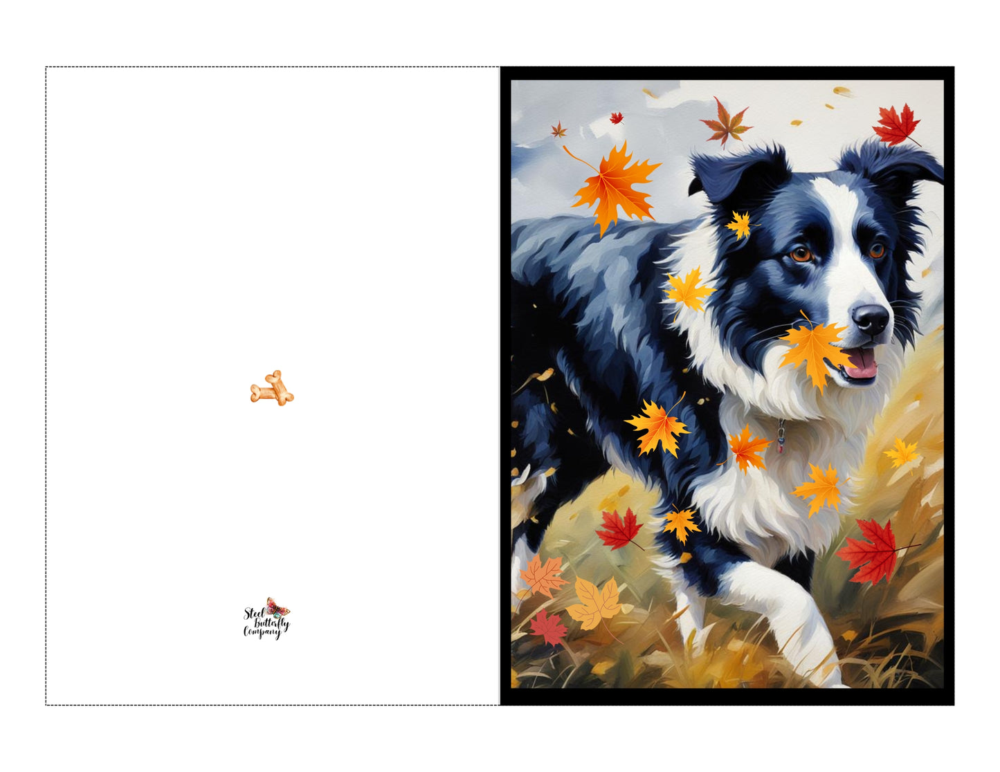 Border Collie Printable Card