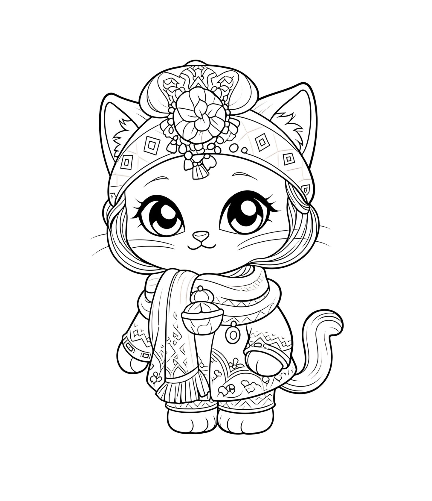 Cat Journal with Coloring Pages