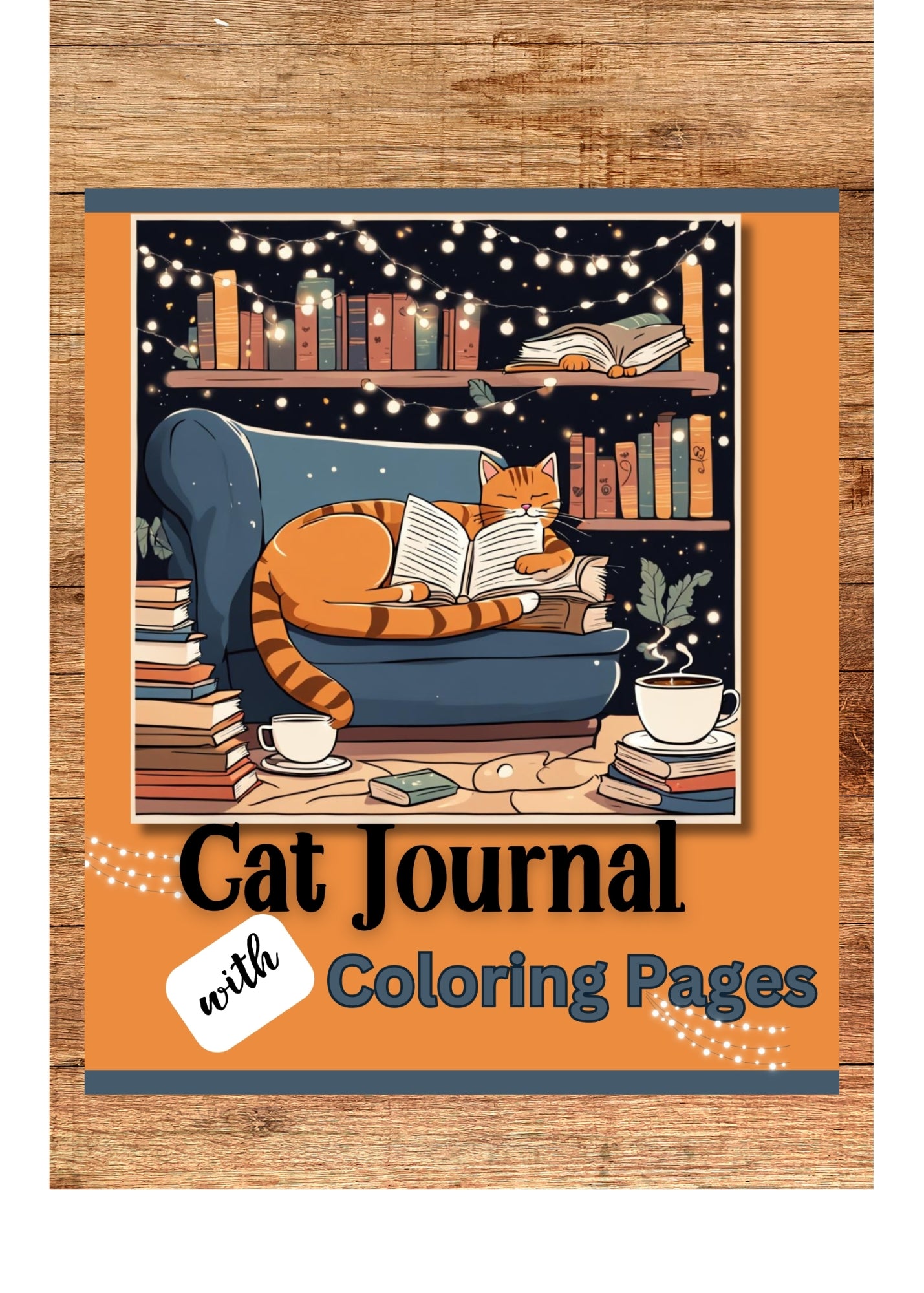 Cat Journal with Coloring Pages