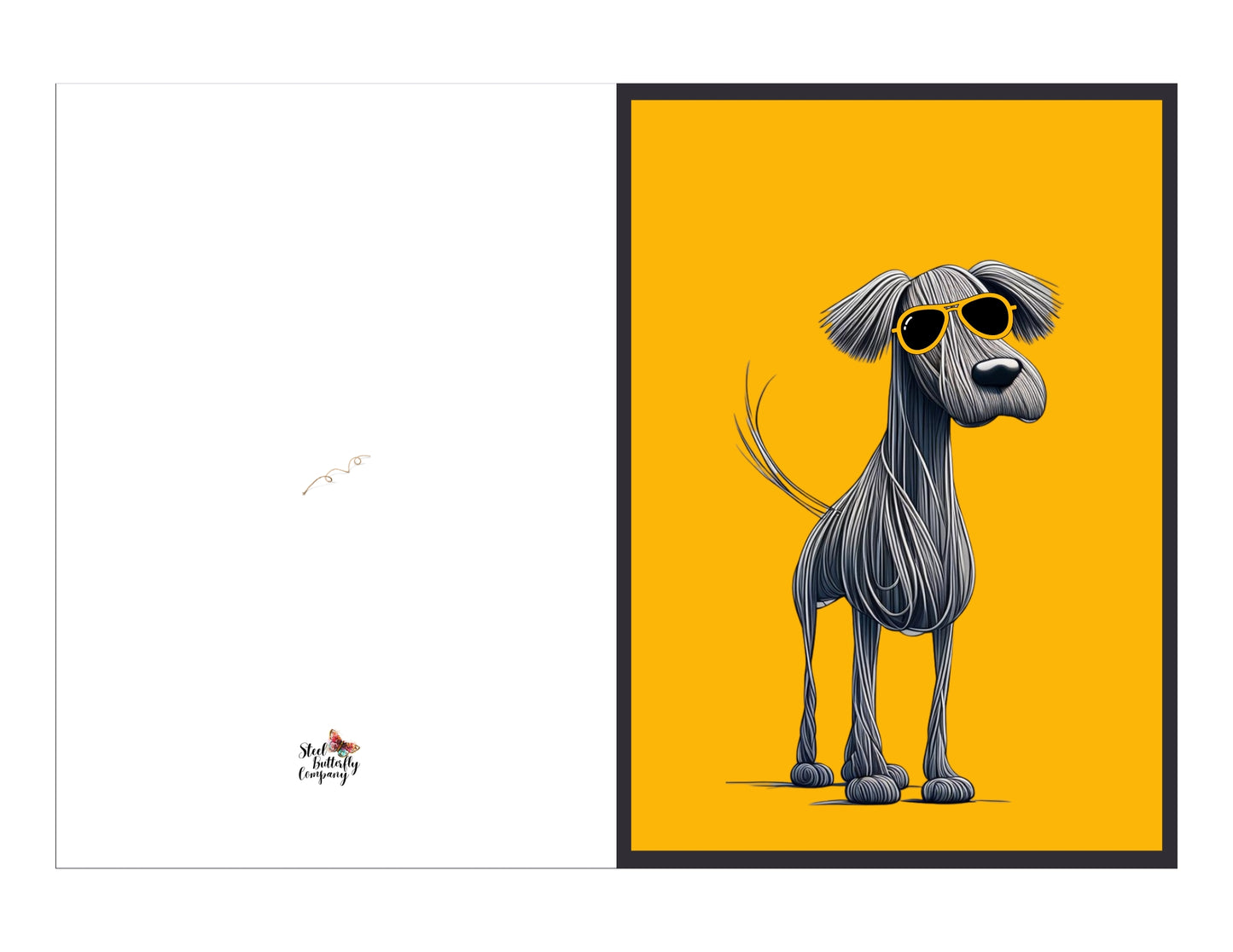 Cool Dog Printable Card