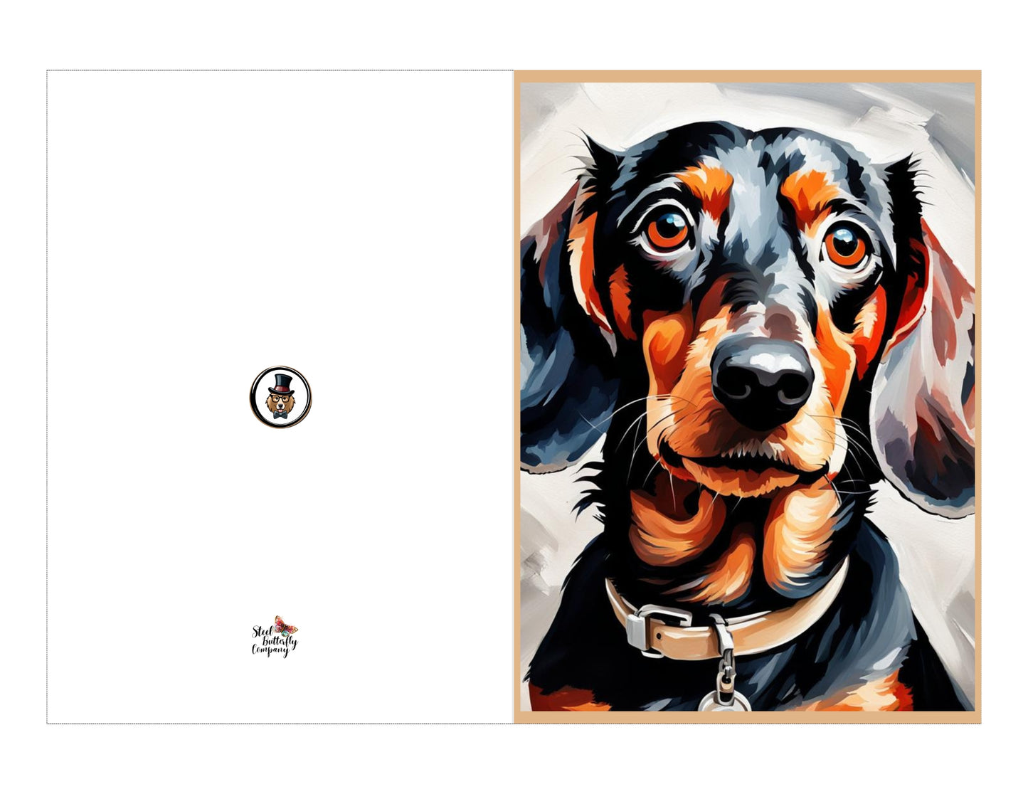 Dachshund Printable Card