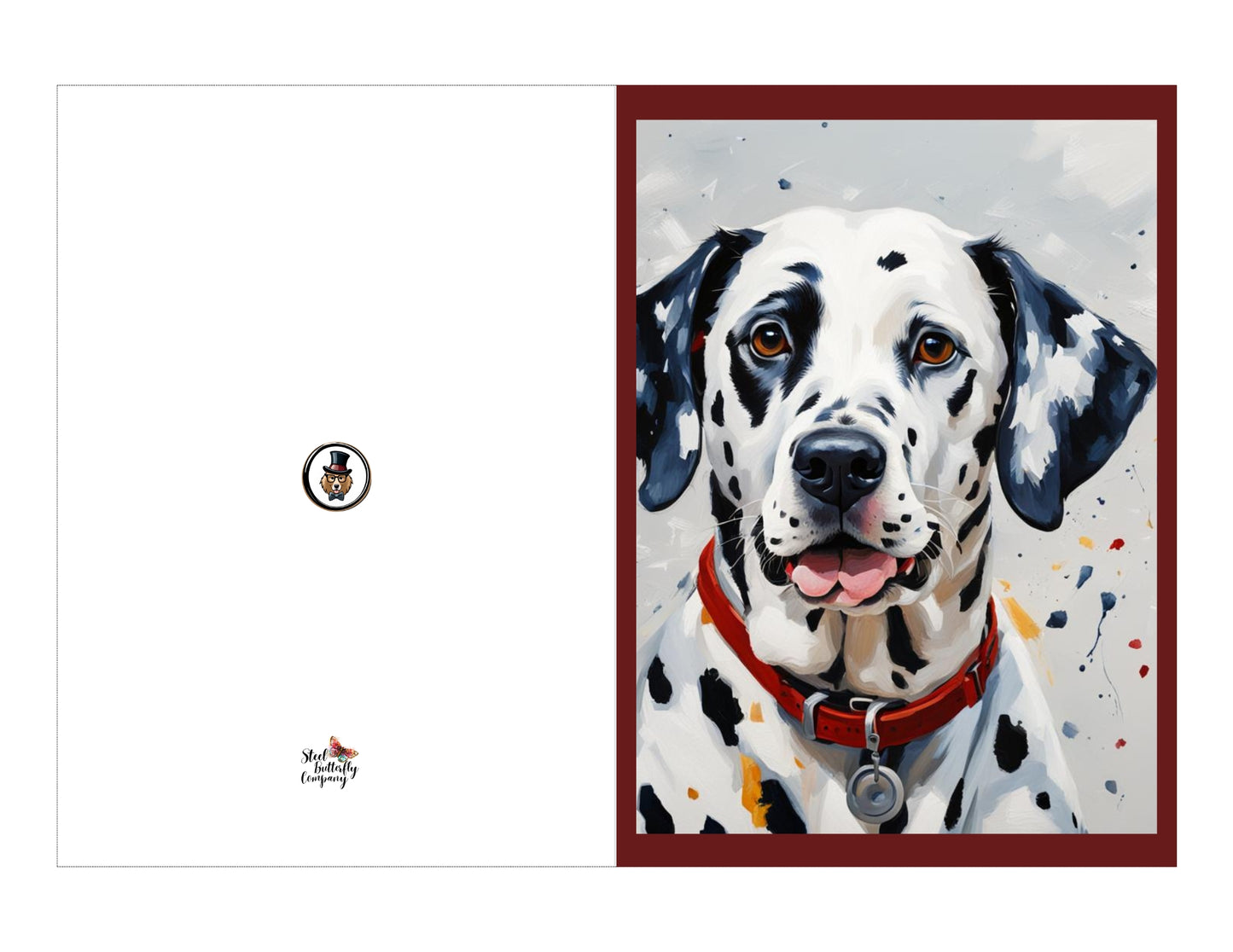 Dalmatian Printable Card