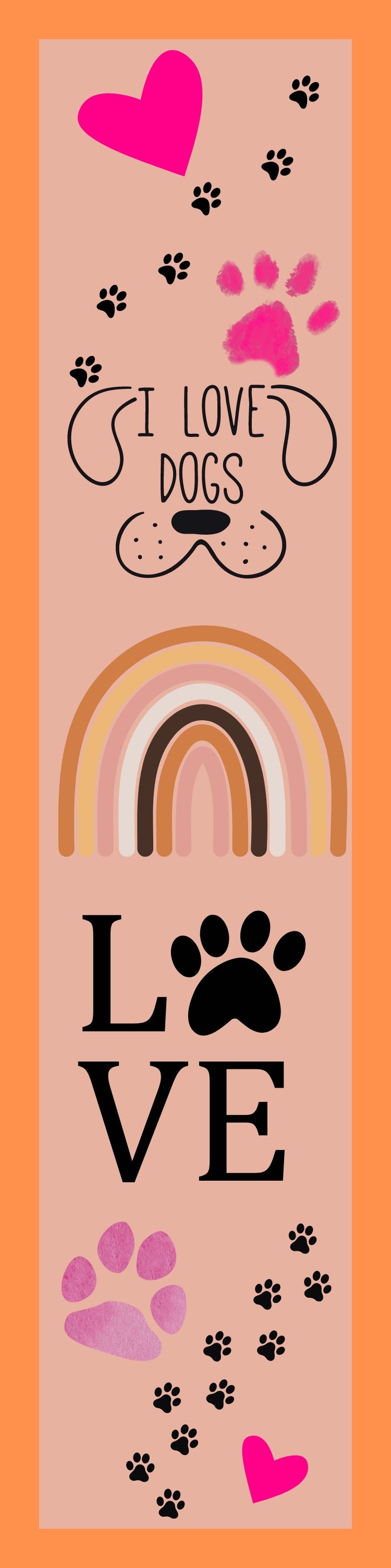 Dog Printable Bookmark