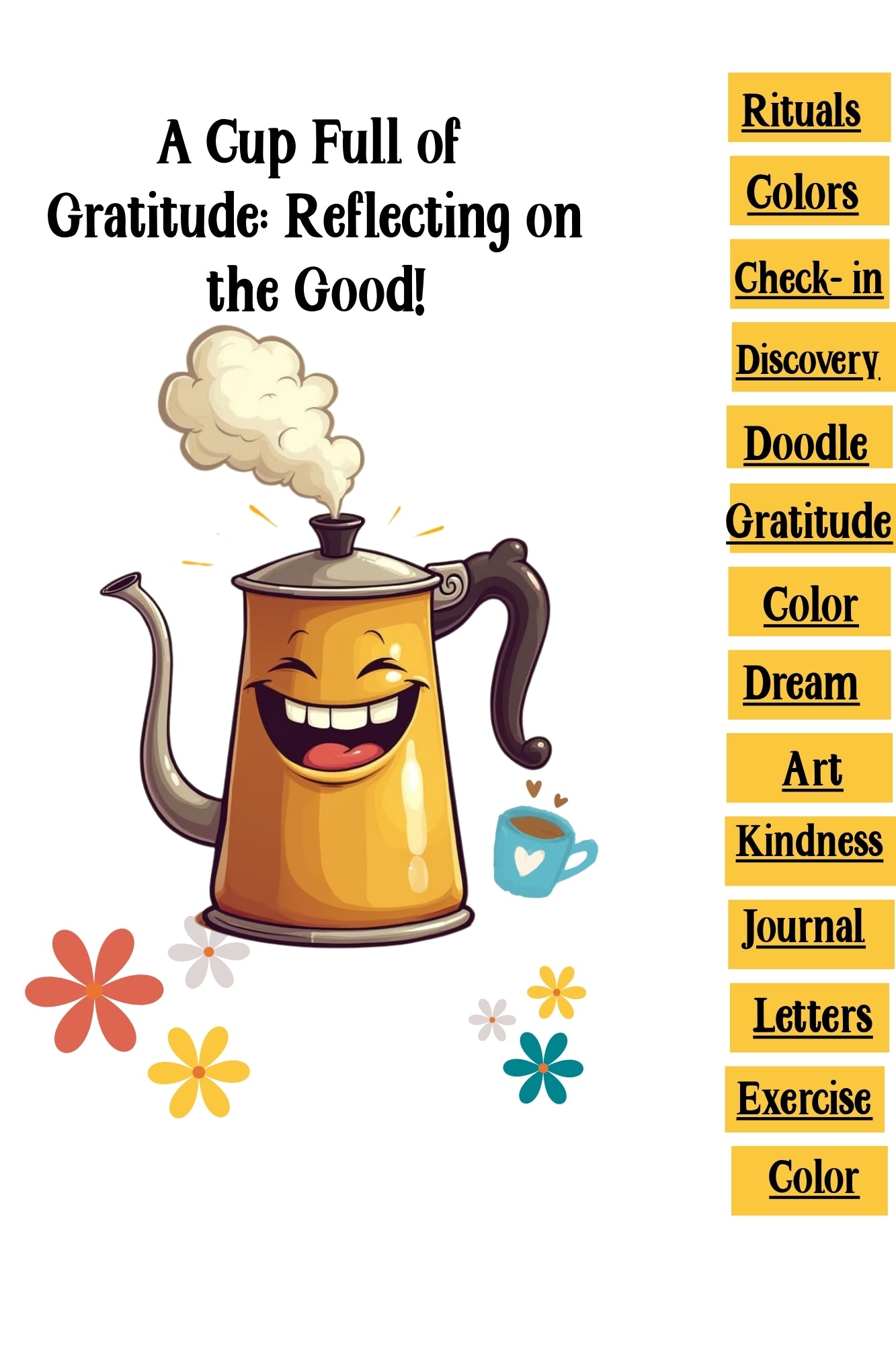 For Girls Who Love Coffee & Journaling Digital Journal