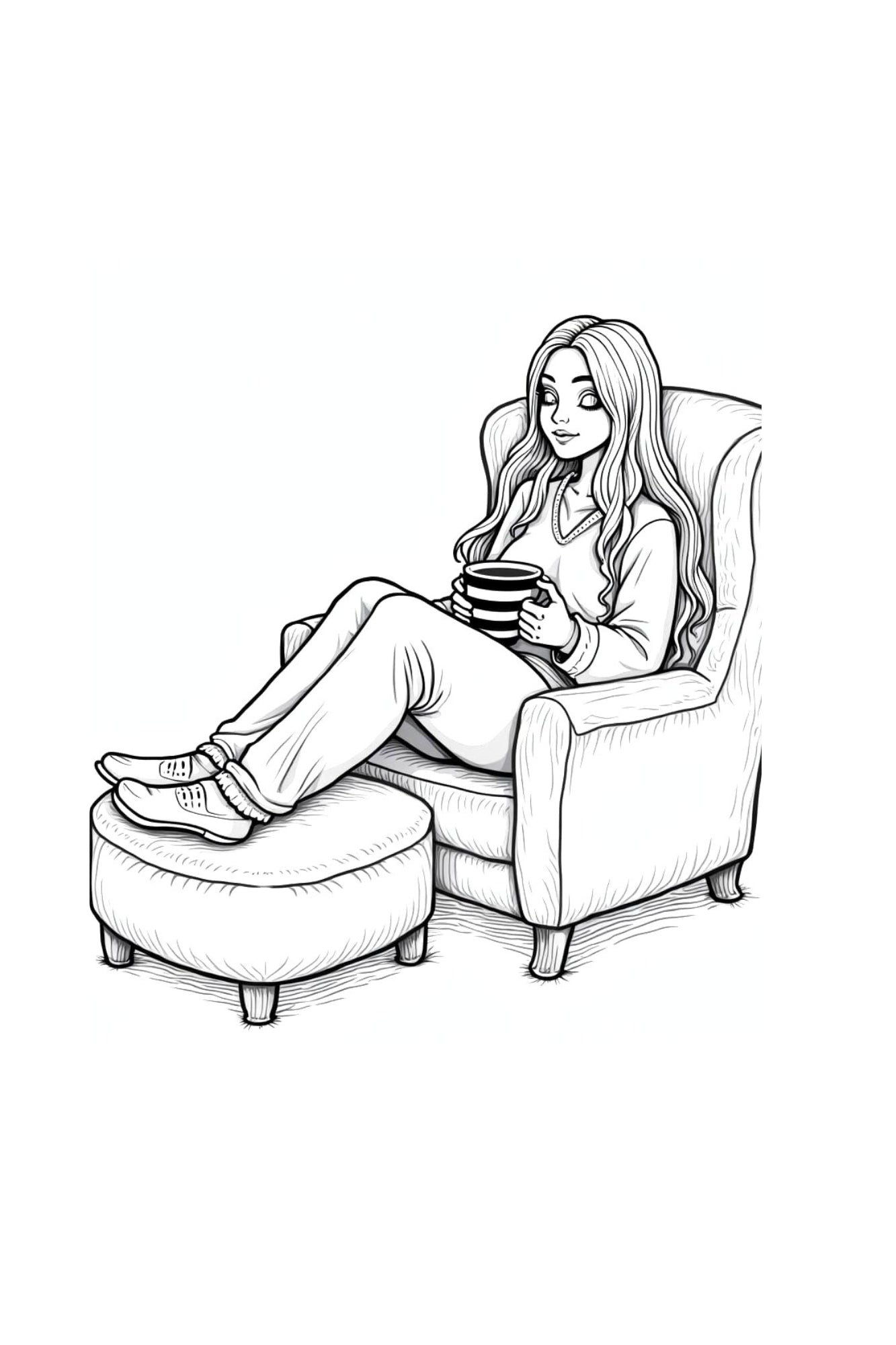 For Girls Who Love Coffee & Journaling Digital Journal