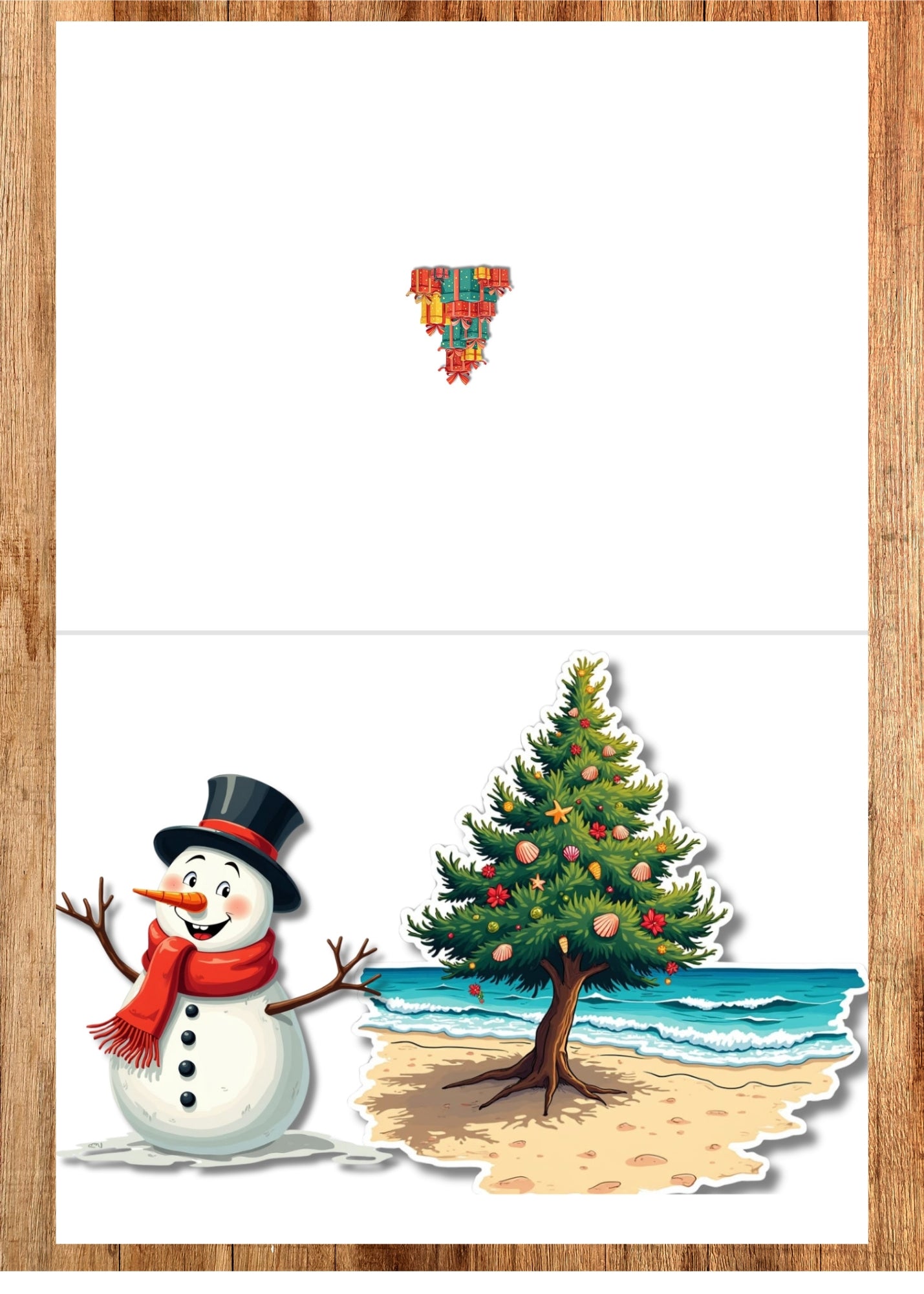 Happy Christmas Printable Card Set of 3