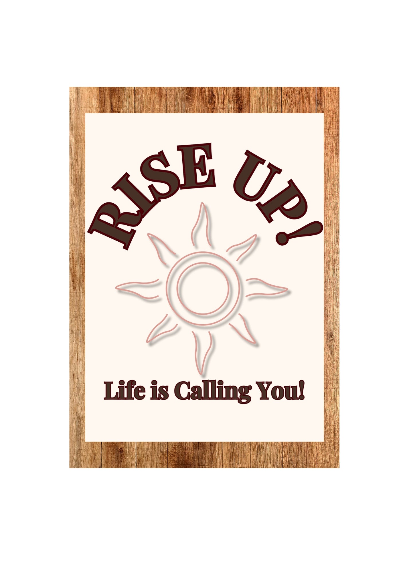 Life Motivational Printable Poster