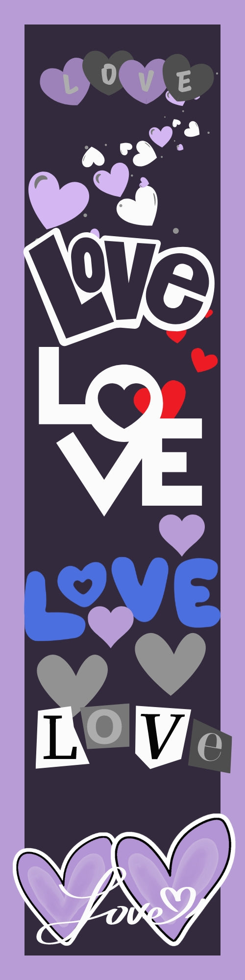 Love Printable Bookmark