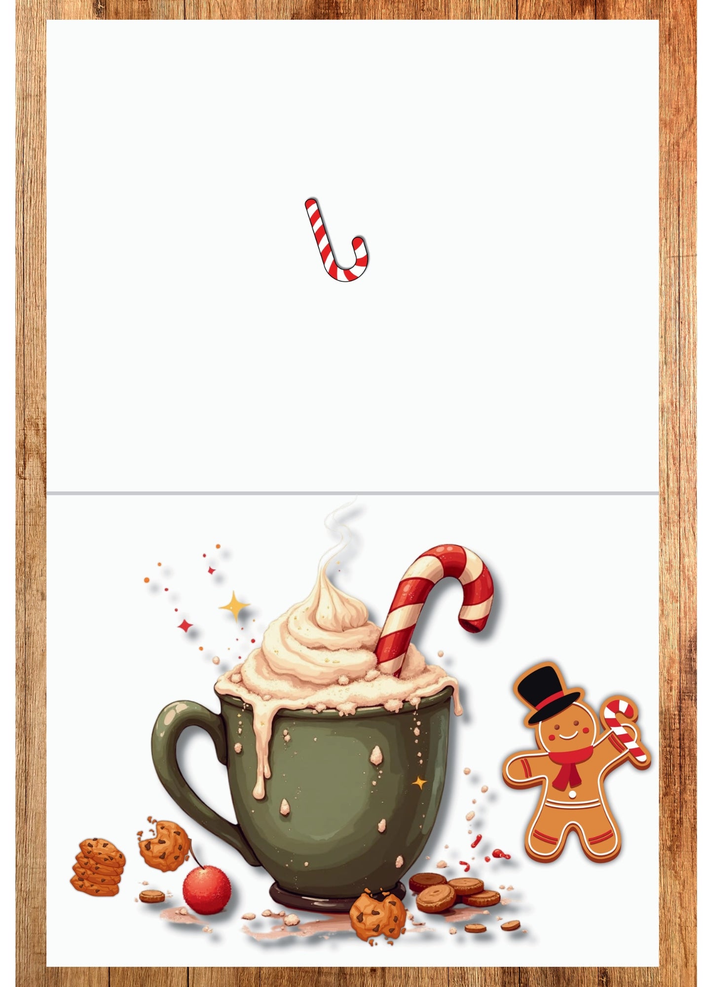 Merry Christmas Printable Cards Set of 3