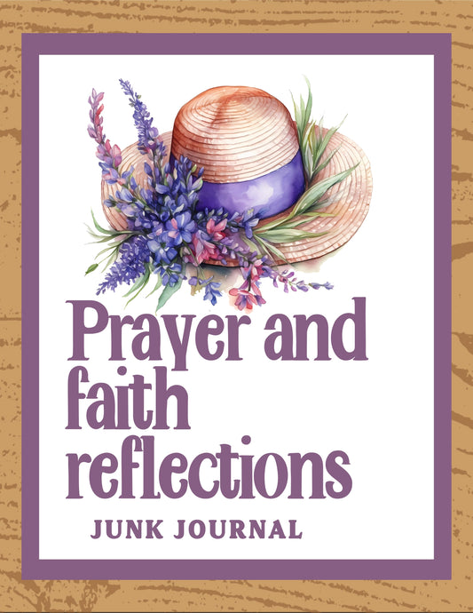 Prayer and Faith Reflection Printable Junk Journal