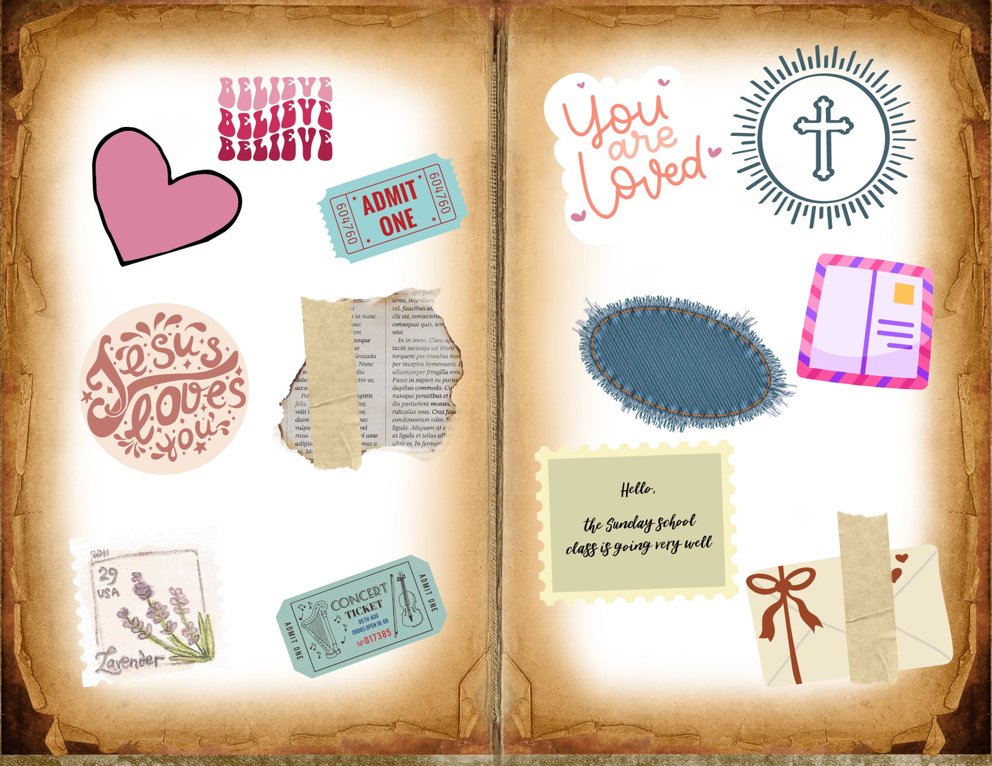 Prayer and Faith Reflection Printable Junk Journal