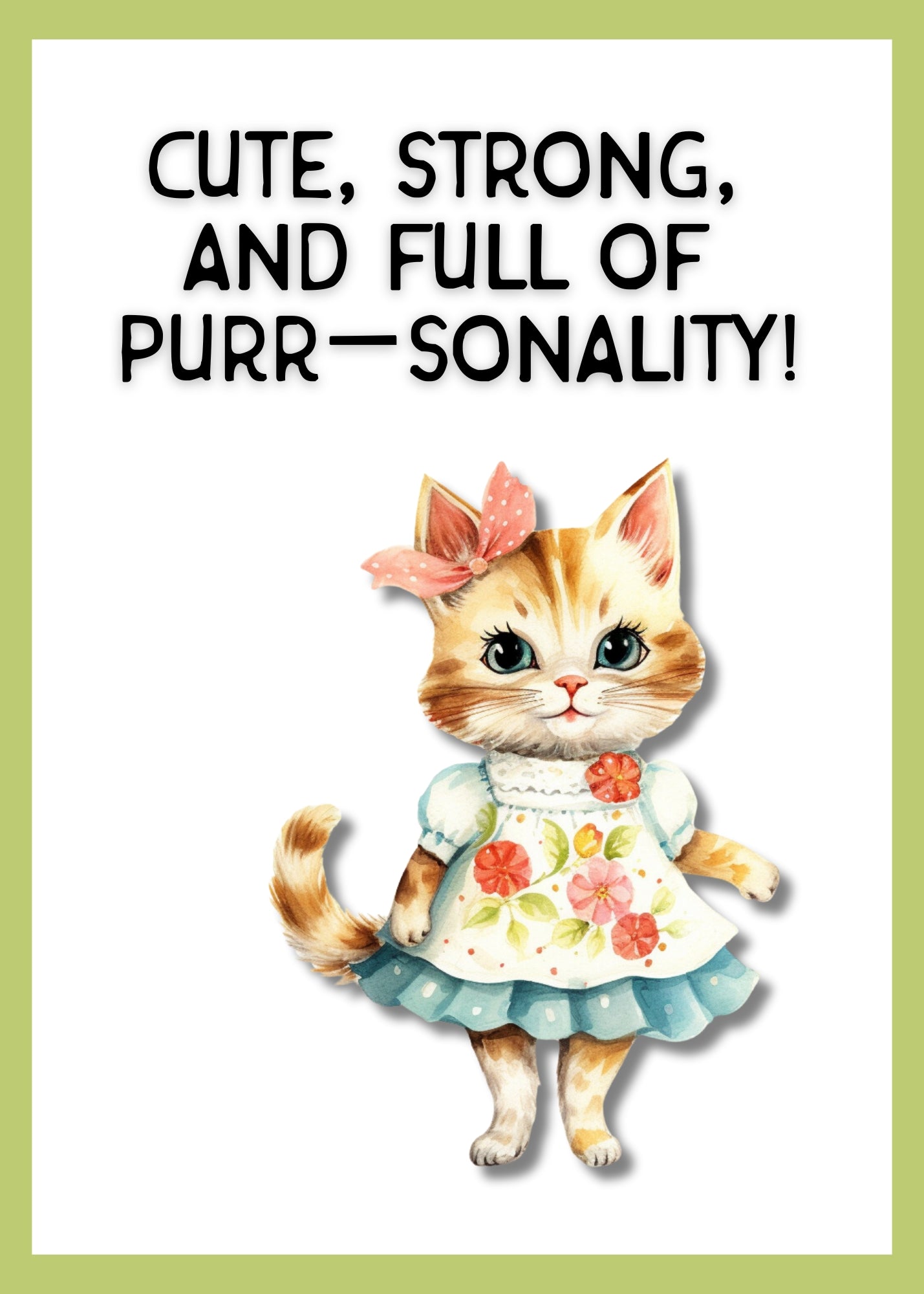 Nursery Cats Printable Posters