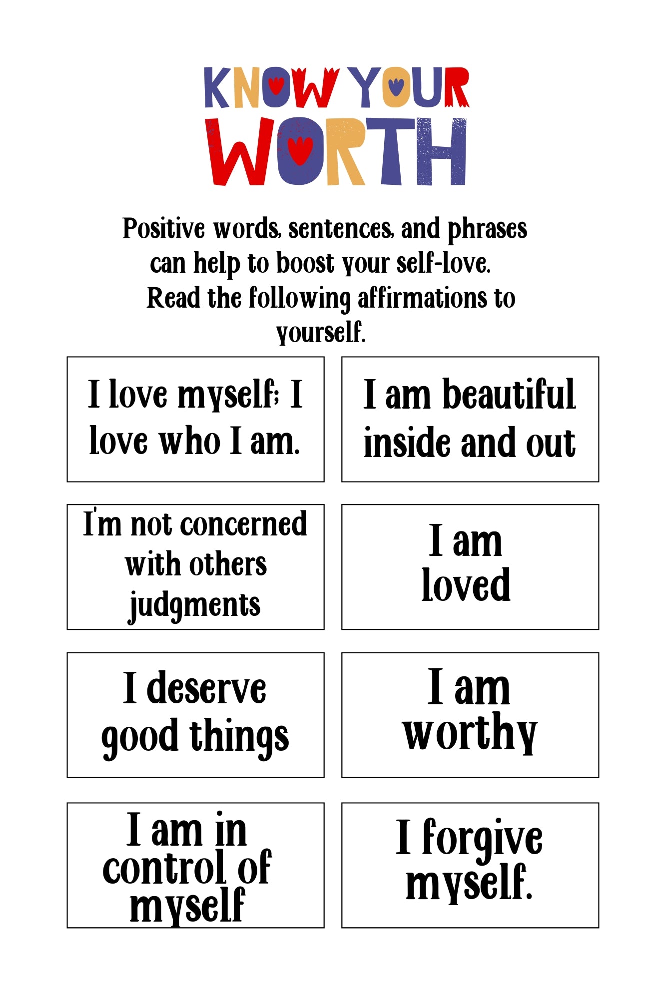 Self-Love Digital Workbook and Journal