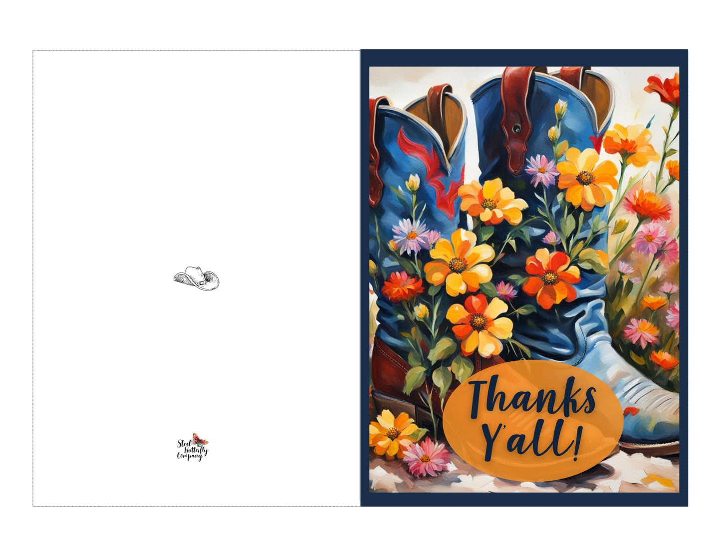 Thanks Y'all Printable Card