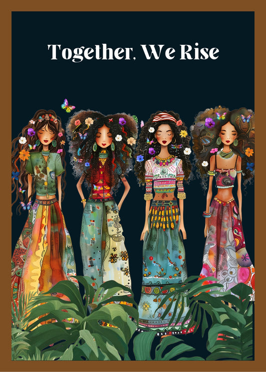 Together, We Rise Printable Card