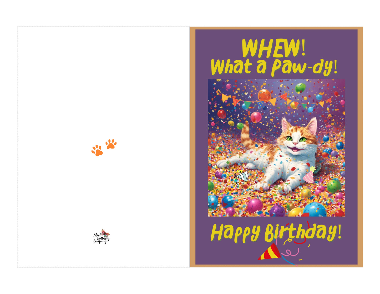 What a Pawdy Printable Birthday Card