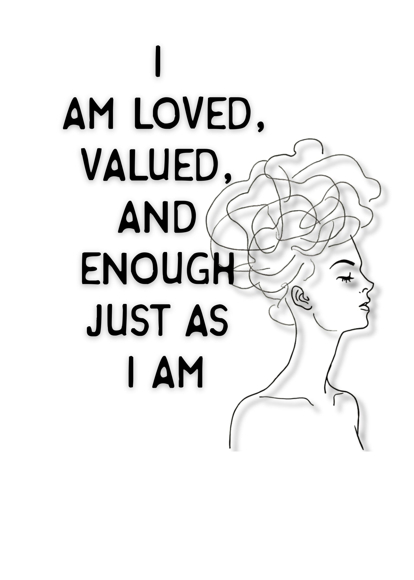 Woman Affirmation Printable Poster