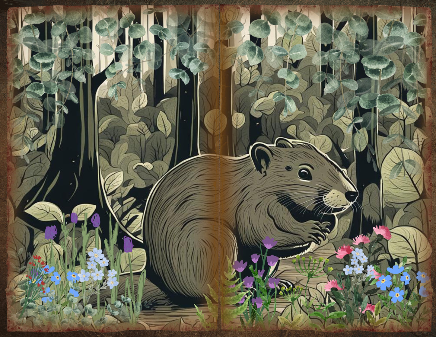 Forest Friends Printable Junk Journal